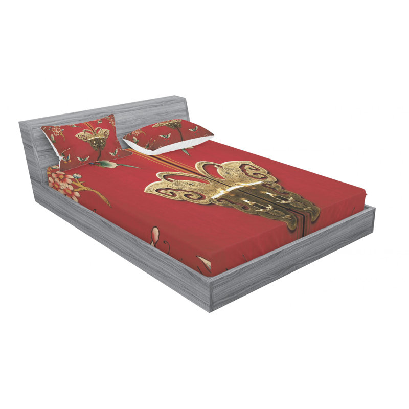 Microfiber Sheet Set, Queen Sheet Set + Fitted Sheet + 2 Pillowcases