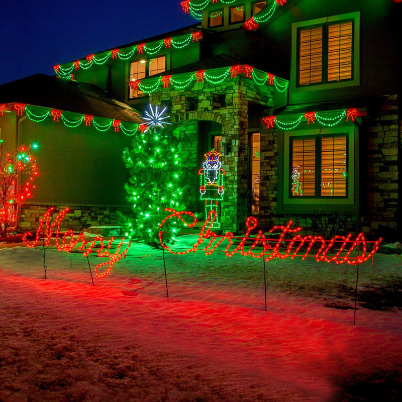 Joyeux noël à lumière del, Blanc chaud