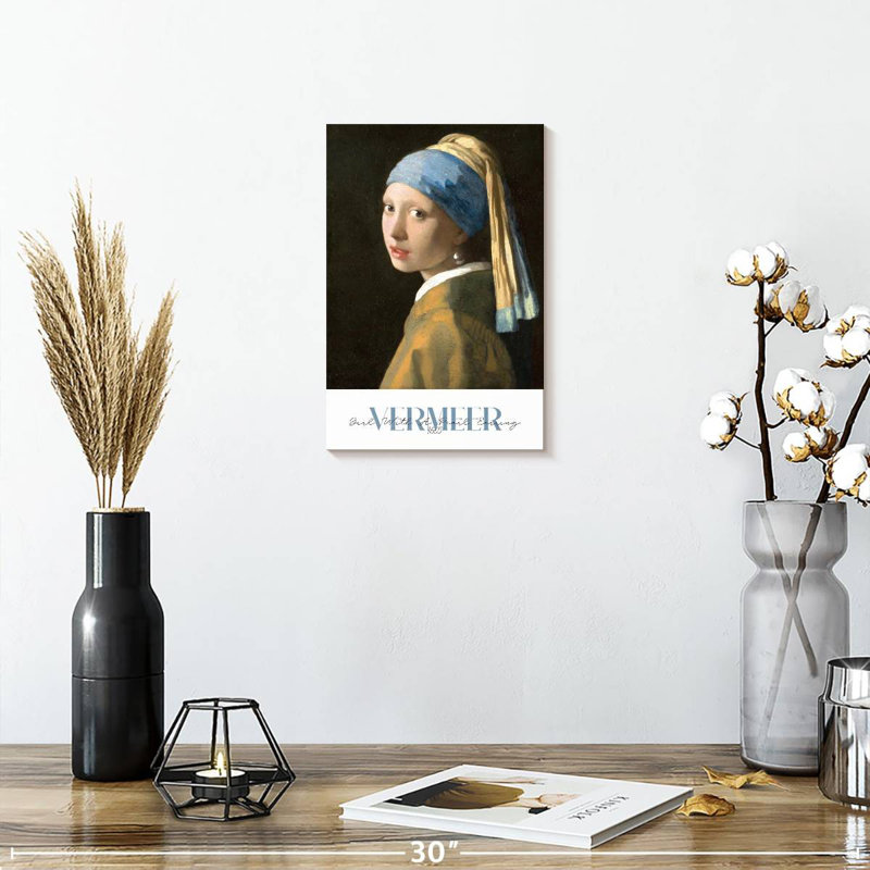 «Girl With Pearl Pearl», exposition de Vermeer, H 24 po x l 16 po