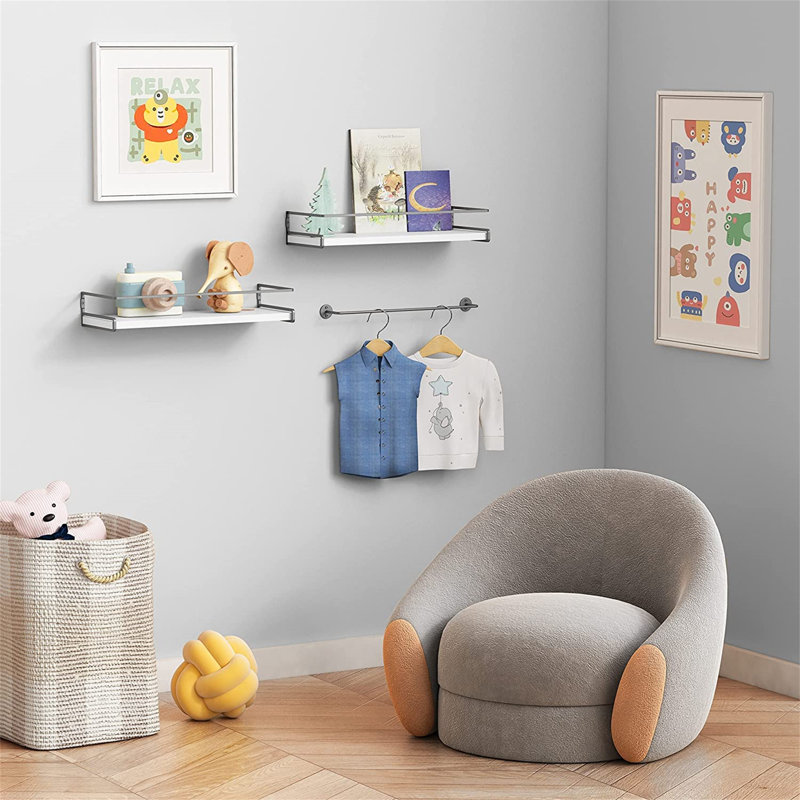 Floating Shelf, White