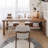 Brown Rectangular Solid Wood desk-108954331