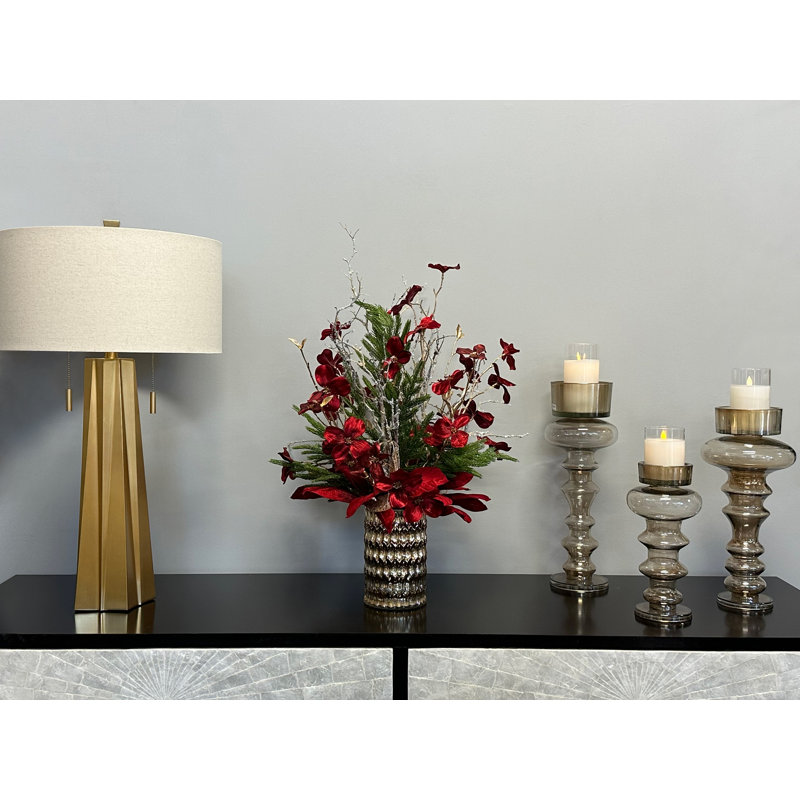 Holiday Arrangement With Flowering Dogwood