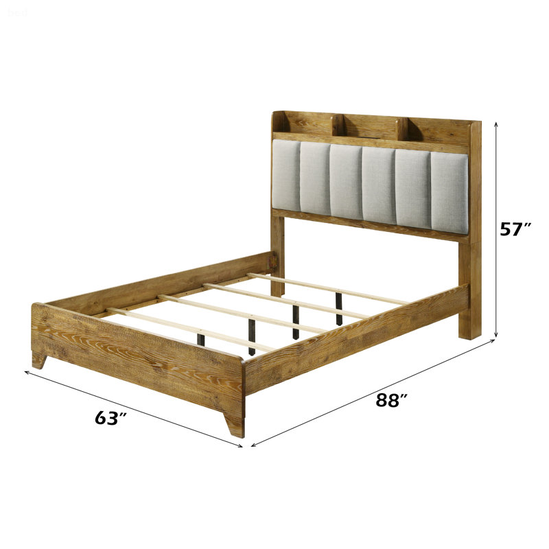 Lit plateforme avec port USB