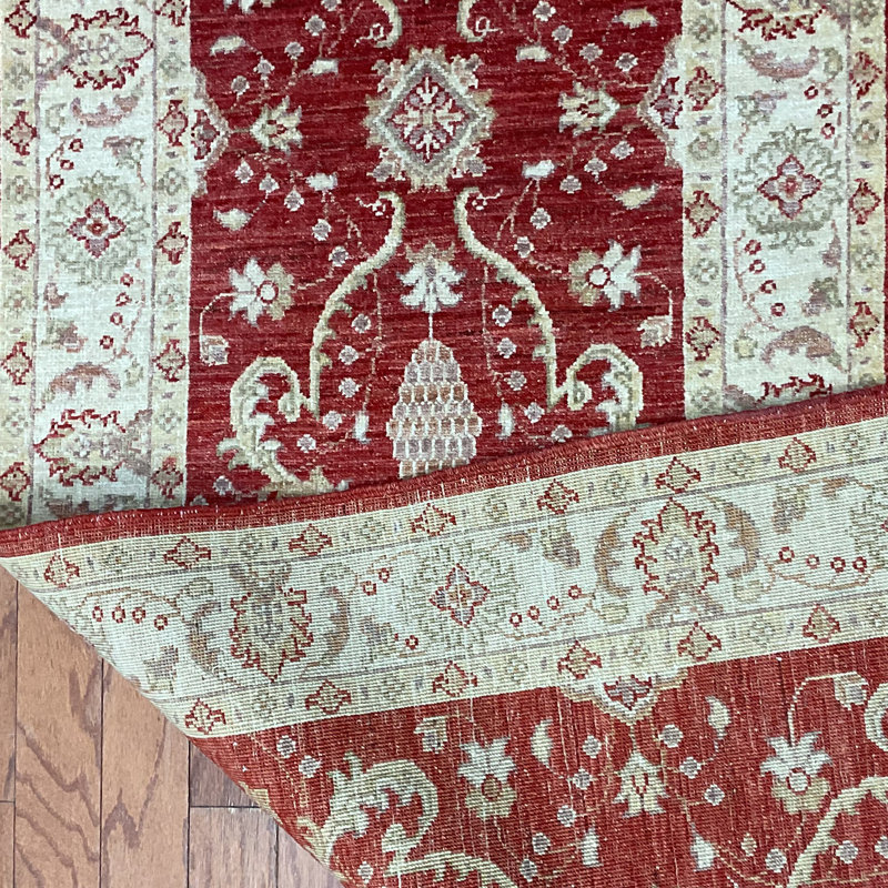 Chemin de table en laine Oushak fait à la main Herat