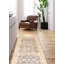 Tapis de couloir gris/beige en Tapis décoratif laine noué à la main de conception unique 2 pi 8 po x 8 pi Ushak