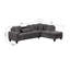 Canapé modulaire inclinable moderne en bois gris-539722847
