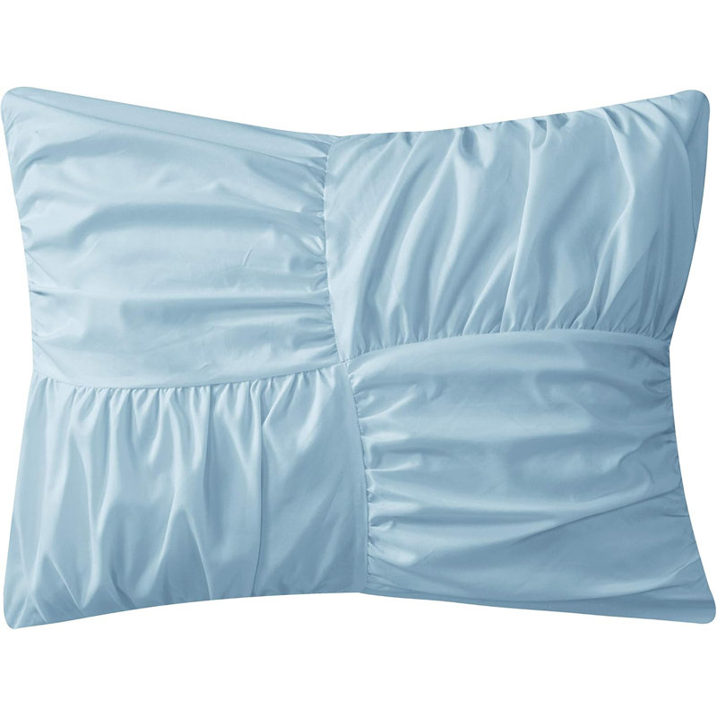 Machine Woven Duvet Cover, Full Duvet Cover + 2 Shams, Light Blue