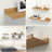 Floating Shelves Set Of 5 - Wall Mounted Storage Shelves With Lip For Home Decor, Books, Photos, And Bathroom Essentials - Durable Composite Wood - Easy Installation