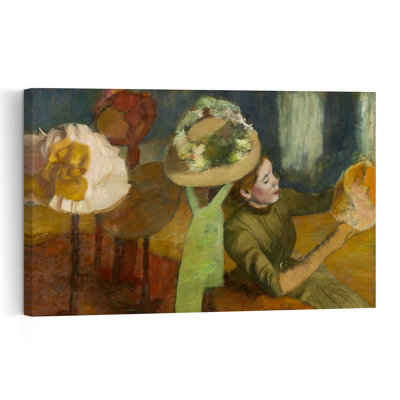 La chapellerie, 1879-1886. Estampe d'art mural contemporain abstraite impressionniste.
