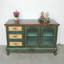 Buffet en bois manufacturé vert foncé foncé-118762214