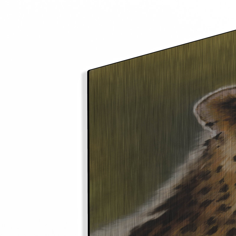 sur métal, H 36 po x l 24 po