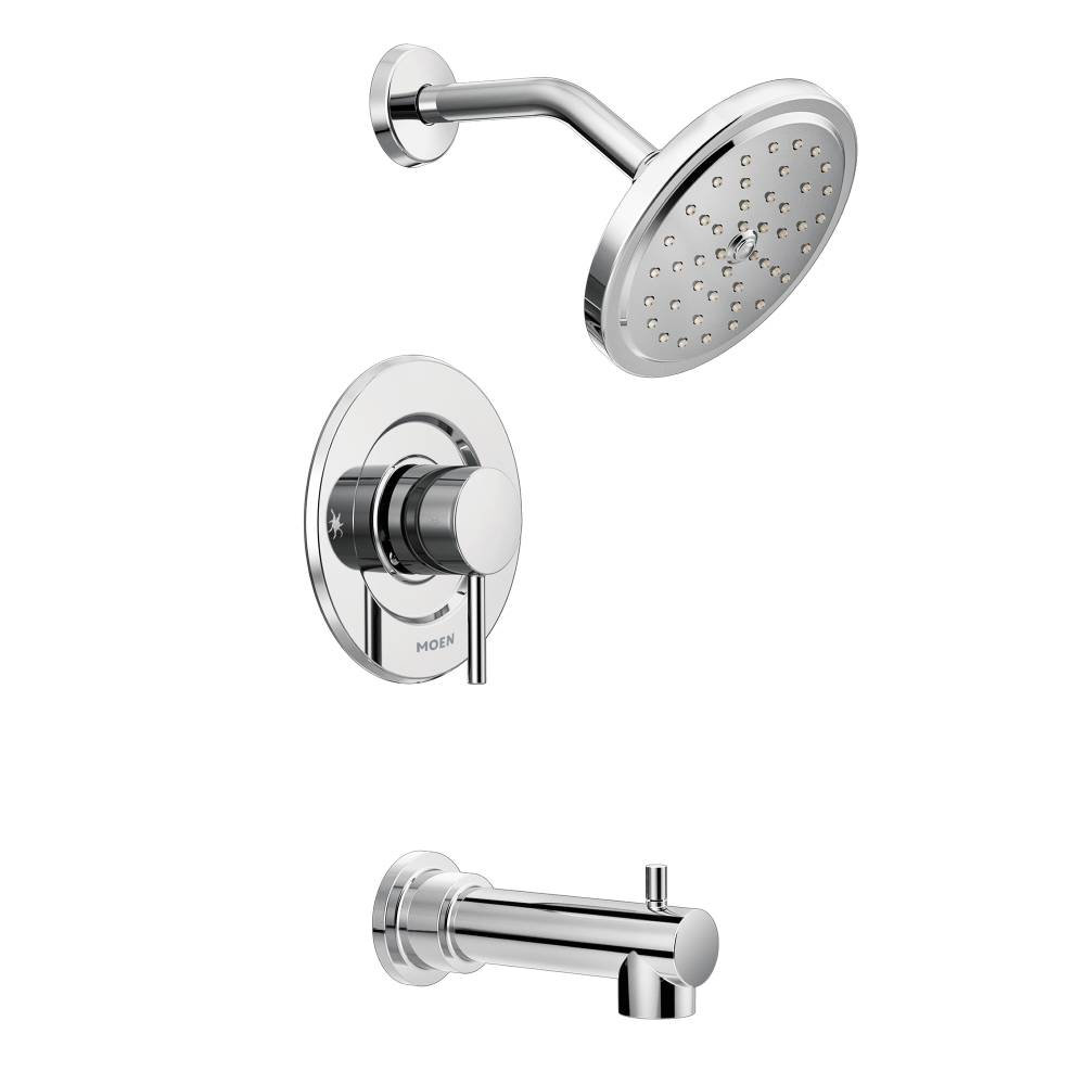 Align Tub and Shower Faucet with Moentrol, Chrome