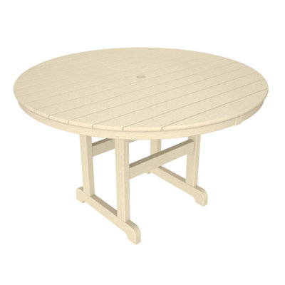 POLYWOOD Round Farmhouse Dining Table