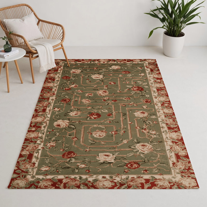 Tapis d'intérieur et d'extérieur brun Nature, Rectangle 9 pi x 12 pi