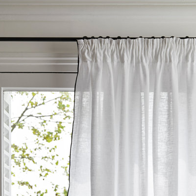 Carlina Semi Sheer Curtain Panel Pair