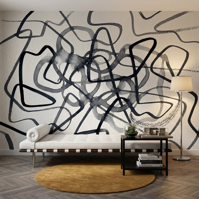 Papier peint fond blanc fond blanc murale, Texturé non collé, 120 po x 96 po