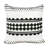 Eclectic Geometric Motif Textured Woven Cotton Blend Decorative Throw Pillow Cover-105448366