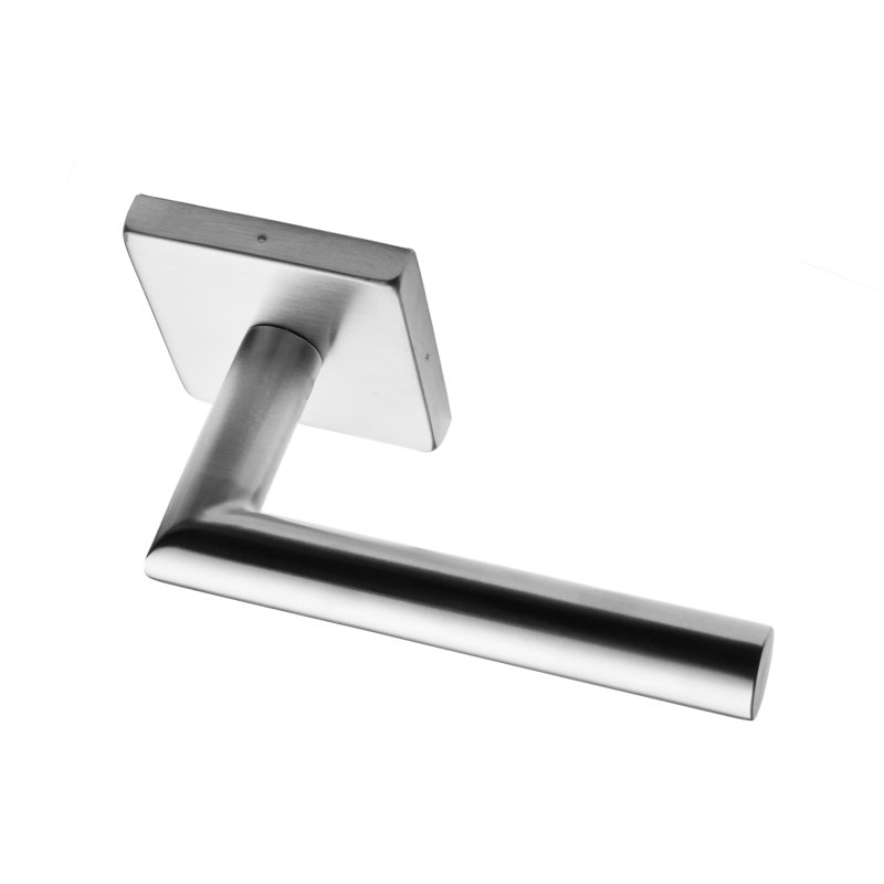 Privacy Door Lever, Double Dummy, Polished Stainless Steel