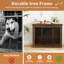 Table de bout avec cage amovible pour chien Gunji Furniture-132919075-132919076