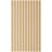 Adjustable Acrylic Slat Wall Panel Kit w/ 4"W Slats-97800230-97800225