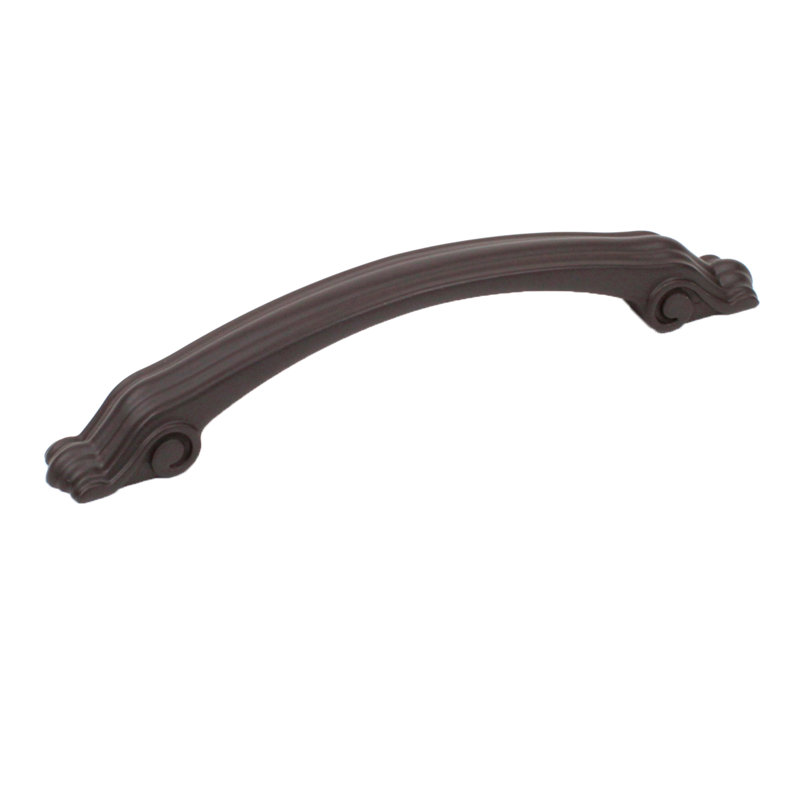 Poignée arche 3 1/2" center to center Volute, Bronze huilé