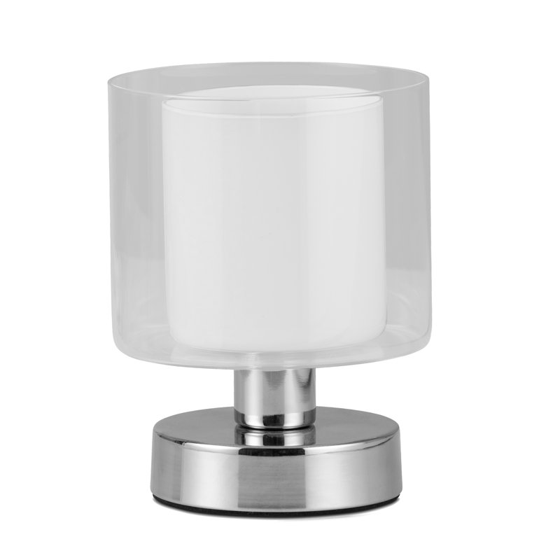 Lulworth Chrome Plinth Table Lamp