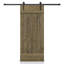 Porte de grange en bois à panneaux avec trousse de quincaillerie d'installation-85994914-85994904