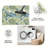 1PC Pastoral Sage Leaf Floral Print area rugs for Living Room, Soft and Comfortable, Suitable for all seasons, easy-to-maintain, machine washable Indoor floor mat, Under Table Farmhouse suitable for dining table, bedroom, entryway, patio, balcony,-129131804