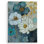« blue denim jardin ii » par carol robinson, reproduction d’art sur toile tendue