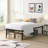 Full Size Bed Frame , Heavy Duty Metal Bed Frame , Quick & Easy Assembly, No Noise, Black-492824067