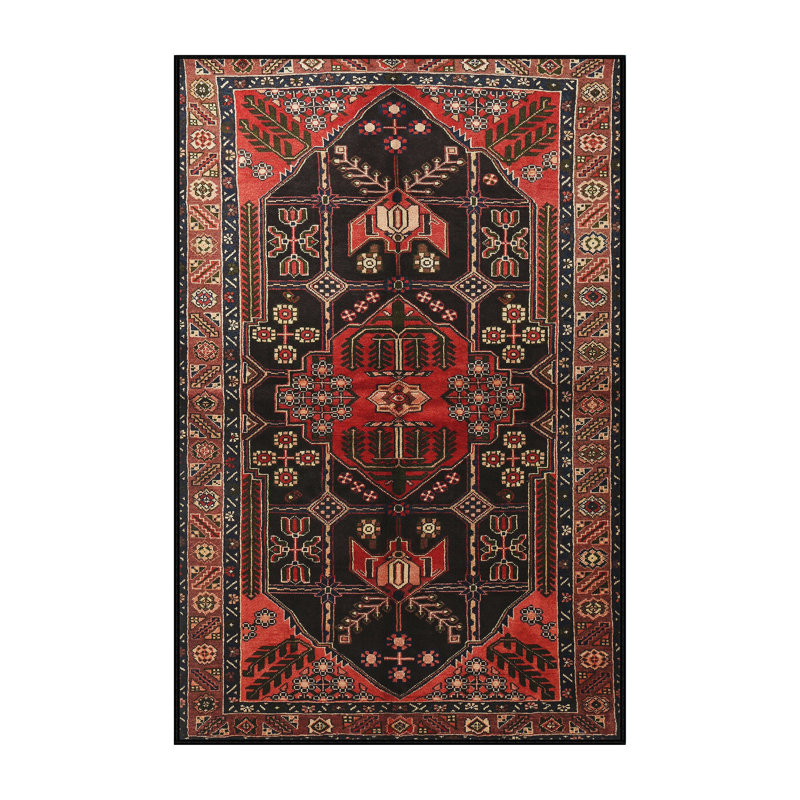 Tapis traditionnel 100% lavable à la machine 1847, Rectangle 6 pi x 9 pi