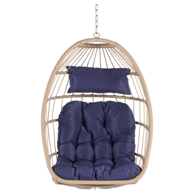 Fauteuil œuf simple avec support Cailynne