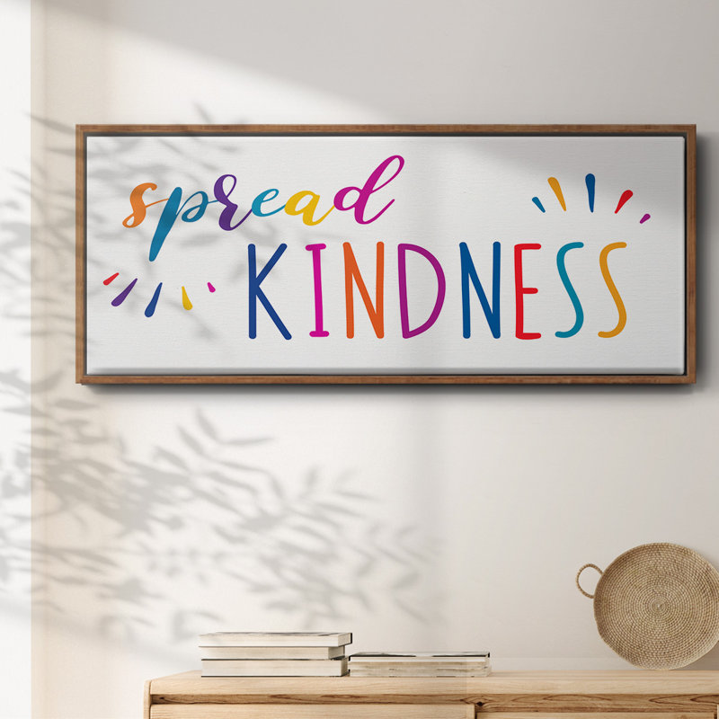 «Rainbow Kindness», toile encadrée, H 24 po x l 60 po
