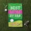 Personalized Golf Towel Pink – Custom Name Best By Par Golf Gift, Embroidered Golf Towel with Clip, Microfiber & Cotton Terry, Golf Accessories for Women & Men
