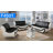 76.5'' Faux Leather Minimalist Sofa-114247610