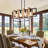 Rodnisha 4 - Light Square/Rectangle Linear Wooden Kitchen Island Pendant-656186876