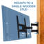 Full Motion TV Wall Mount Corner Bracket | Extending Arm Articulating Fits 26 - 55 in. TVs
