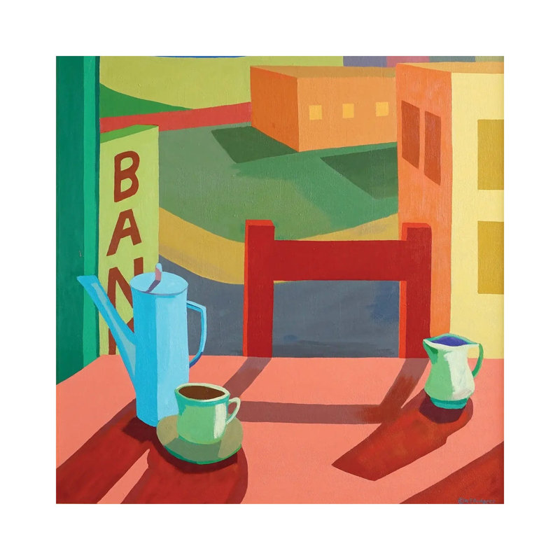 Bank, 93.98 cm H x 93.98 cm W x 1.905 cm D, Does Not Apply