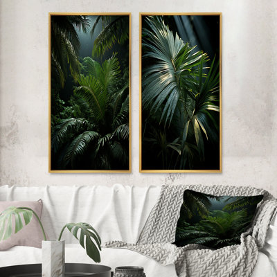 «Palm Trees Jungle», 2 pièces