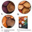 Collage de l'écorce orange - art mural arbre-460201048-460201049