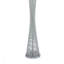 Veilleuse à DEL, lampe de plancher luxueuse à finition argentée 1pc, lampes de chambre à coucher pour salon moderne, assemblage requis, lampe de table