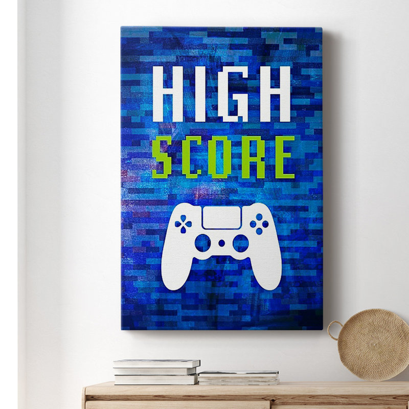 " It's Game On I ", 18" H x 12" W x 1" D