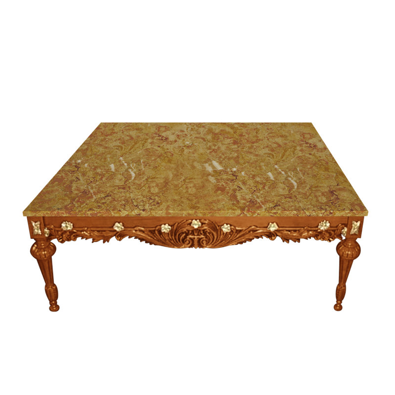 Coffee Table, Crema Valencia, Burl 03