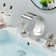 Widespread Bathroom Faucet  Bathroom Faucet 3 Holes Dual Crystal Handle Vanity Basin Mixer Tap