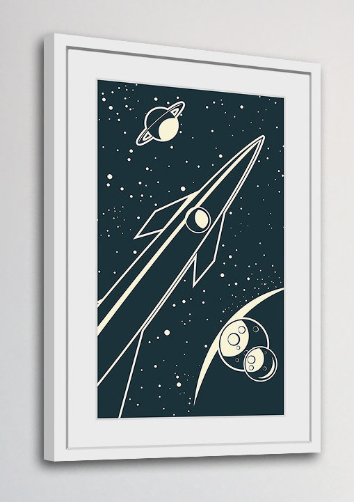 Deep Space - Print on Canvas, 91cm H x 61cm W x 3.81cm D