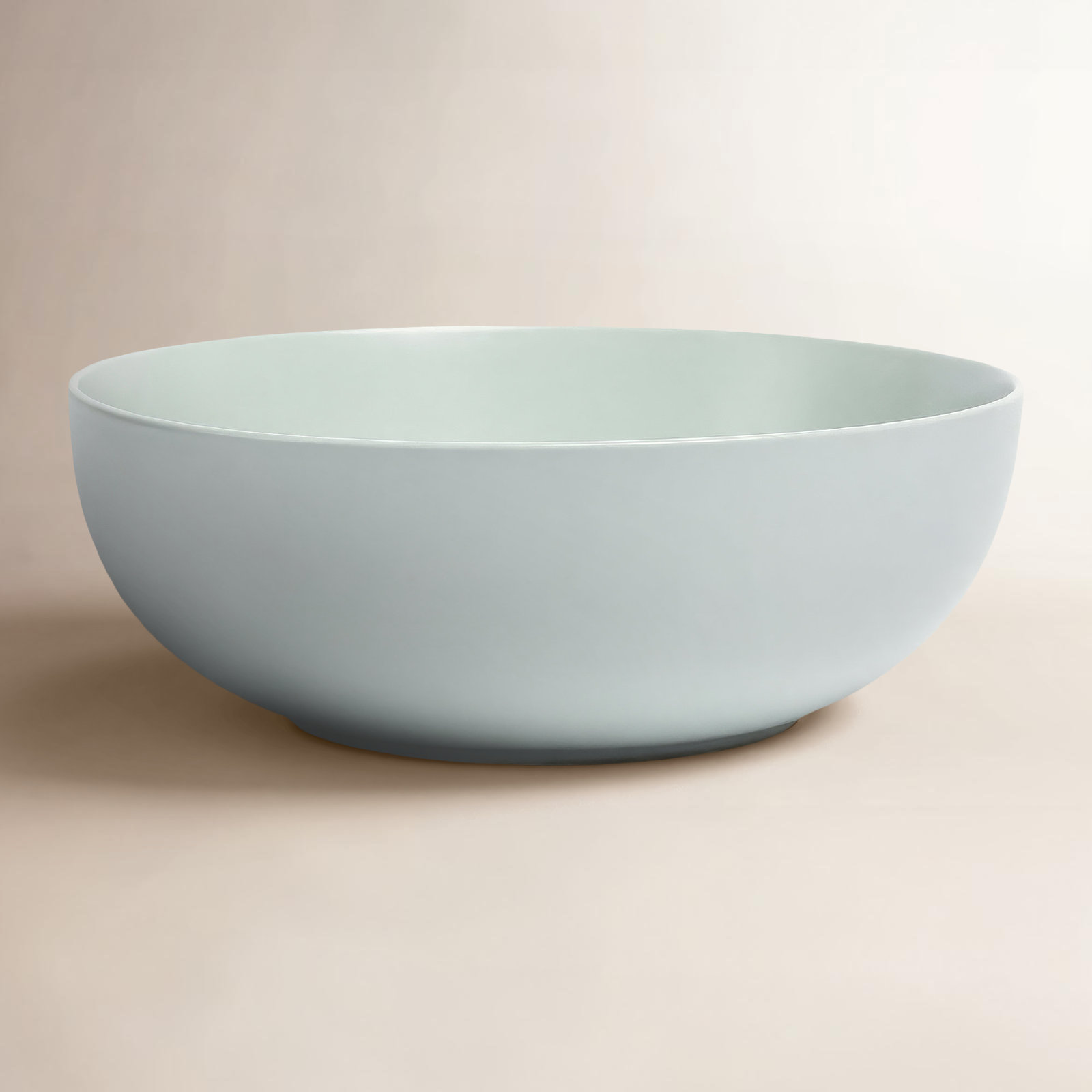Coupe Handcrafted Stoneware Serving Bowl, Blue