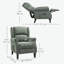 Fauteuil inclinable avec massage, fauteuil inclinable avec repose-pieds-1226339425
