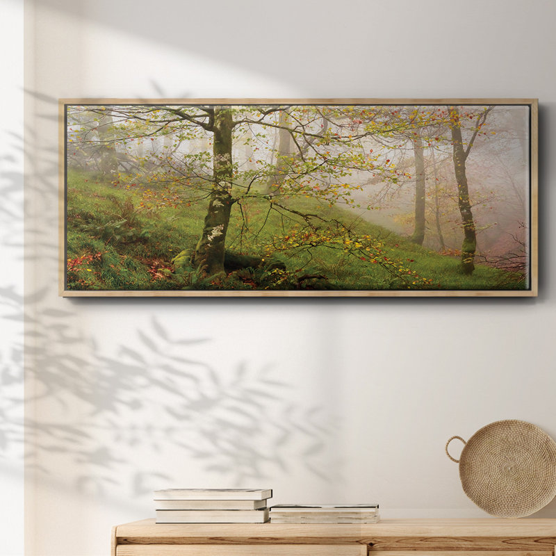 Printemps ou toile encadrée, H 20 po x l 50 po