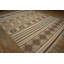 Earth Tone Vintage Mid Century Modern Geometric Flat Weave Cotton Dhurrie Rug