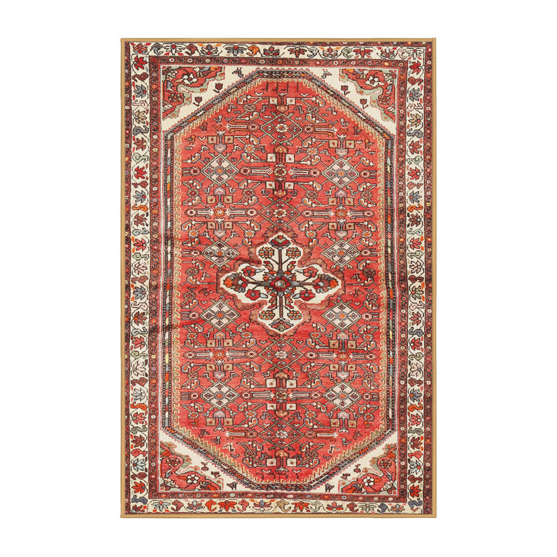 Oriental Indoor Rug, Rectangle 4' x 6'